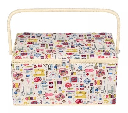 Cesta de Costura Retro Notions - XL